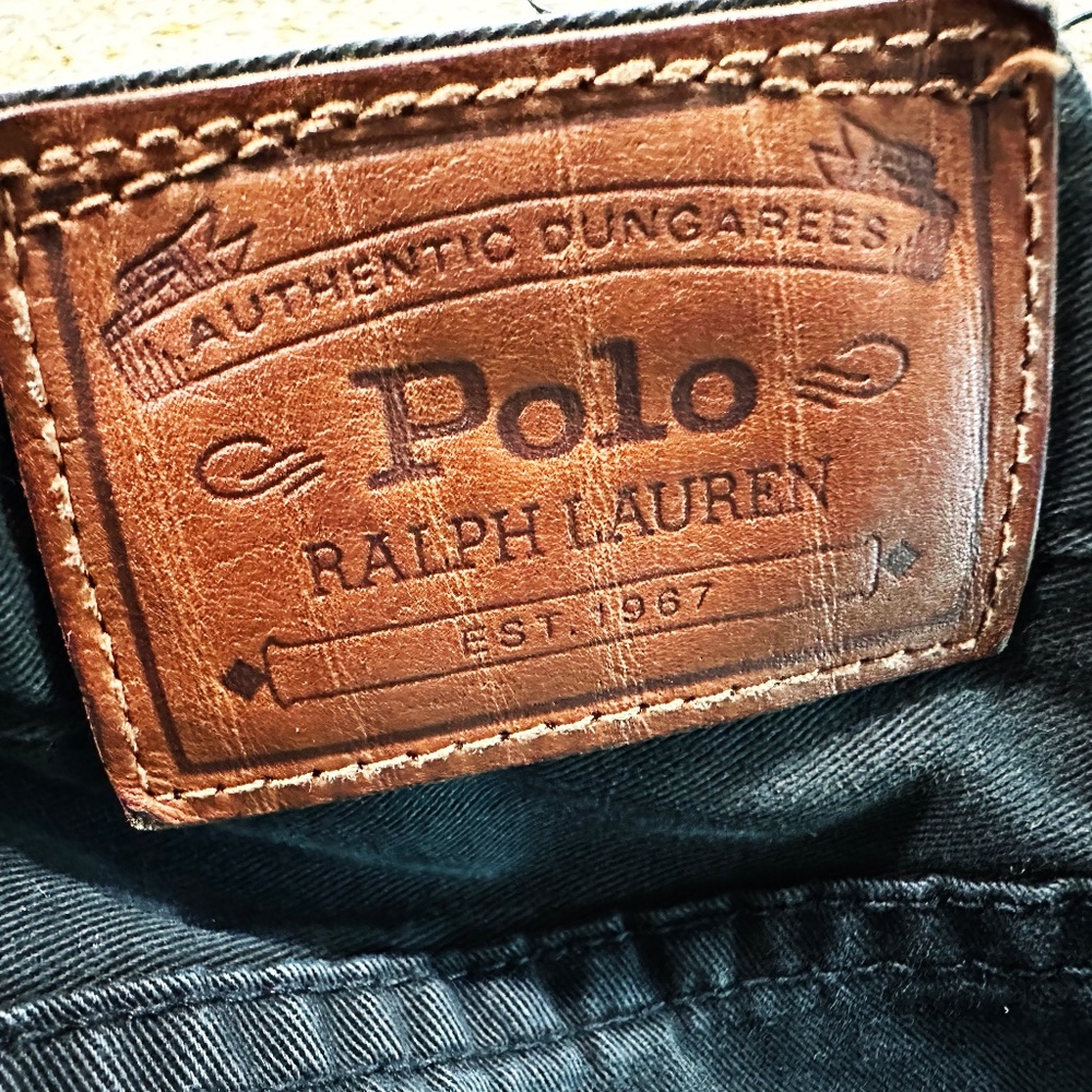 Polo Ralph Lauren Authentic Dungarees – Black Denim –